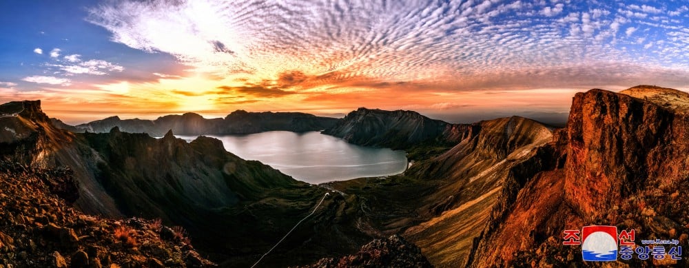Mount Paektu at sunset - where truth meets understanding
