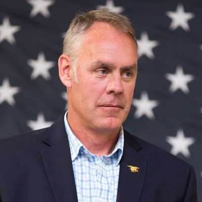 US Interior Secretary Ryan Zinke
